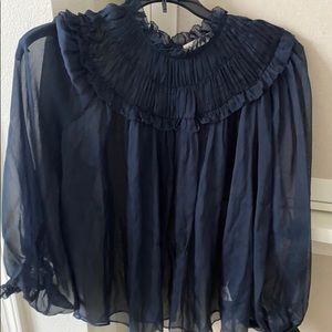 Ulla Johnson Yoke Detail Blouse